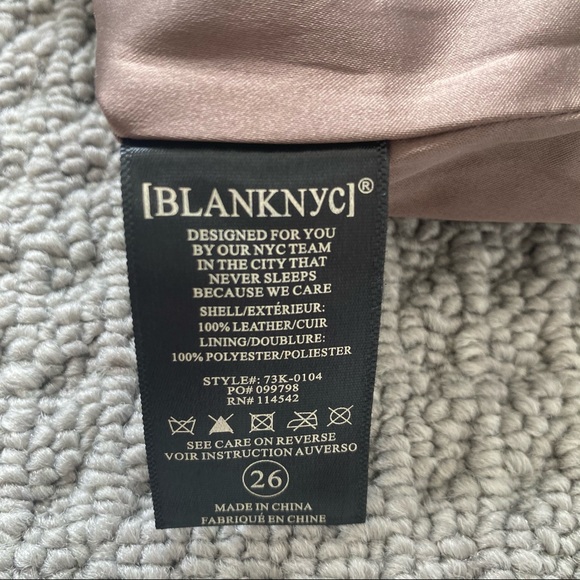 Blank NYC Suede Leather Mini Skirt - Picture 6 of 6